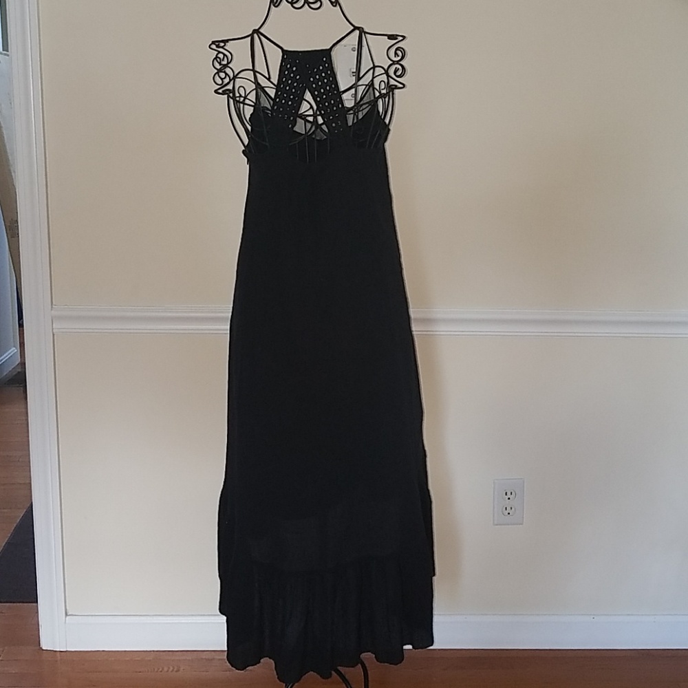 Women's Rebecca Minkoff black midi dress size S - Picture 3 of 3